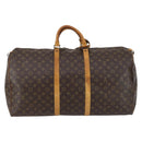LOUIS VUITTON Monogram Keepall 60 Boston Bag M41422 LV Auth 147183-2