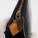 LOUIS VUITTON Monogram Vernis Pochette PM Pouch Amarante M91495 LV Auth 147190-8