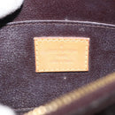 LOUIS VUITTON Monogram Vernis Pochette PM Pouch Amarante M91495 LV Auth 147190-9