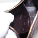 LOUIS VUITTON Monogram Vernis Pochette PM Pouch Amarante M91495 LV Auth 147190-11