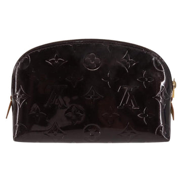 LOUIS VUITTON Monogram Vernis Pochette PM Pouch Amarante M91495 LV Auth 147190 - 0