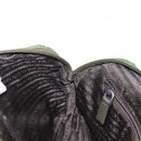 PRADA Shoulder Bag Nylon Green Silver Auth 147192-21