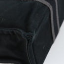 HERMES Fourre Tout PM Hand Bag Canvas Black Silver Auth 147194-13