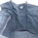 HERMES Fourre Tout PM Hand Bag Canvas Black Silver Auth 147194-16