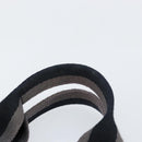 HERMES Fourre Tout PM Hand Bag Canvas Black Silver Auth 147194-8