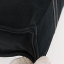 HERMES Fourre Tout MM Hand Bag Canvas Black Silver Auth 147195-9