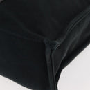 HERMES Fourre Tout MM Hand Bag Canvas Black Silver Auth 147195-14