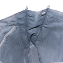 HERMES Fourre Tout MM Hand Bag Canvas Black Silver Auth 147195-19