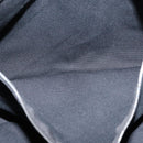 HERMES Fourre Tout MM Hand Bag Canvas Black Silver Auth 147195-21