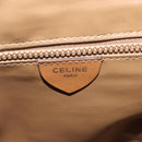 CELINE Macadam Canvas Shoulder Bag PVC Beige Gold Auth 147197-18