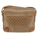 CELINE Macadam Canvas Shoulder Bag PVC Beige Gold Auth 147197-3