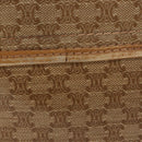 CELINE Macadam Canvas Shoulder Bag PVC Beige Gold Auth 147197-4