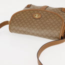 CELINE Macadam Canvas Shoulder Bag PVC Beige Gold Auth 147197-7