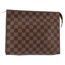 LOUIS VUITTON Damier Ebene Poche Toilette 26 Pouch N47543 LV Auth 147199-1