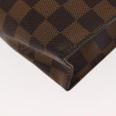 LOUIS VUITTON Damier Ebene Poche Toilette 26 Pouch N47543 LV Auth 147199-16