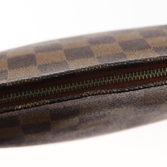 LOUIS VUITTON Damier Ebene Poche Toilette 26 Pouch N47543 LV Auth 147199