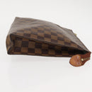 LOUIS VUITTON Damier Ebene Poche Toilette 26 Pouch N47543 LV Auth 147199-3