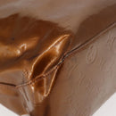 LOUIS VUITTON Monogram Vernis Reade MM Hand Bag Bronze M91143 LV Auth 147200-14