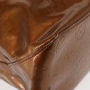 LOUIS VUITTON Monogram Vernis Reade MM Hand Bag Bronze M91143 LV Auth 147200-16