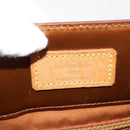 LOUIS VUITTON Monogram Vernis Reade MM Hand Bag Bronze M91143 LV Auth 147200-18