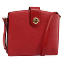 LOUIS VUITTON Epi Capuchin Shoulder Bag Red M52347 LV Auth 147201-1