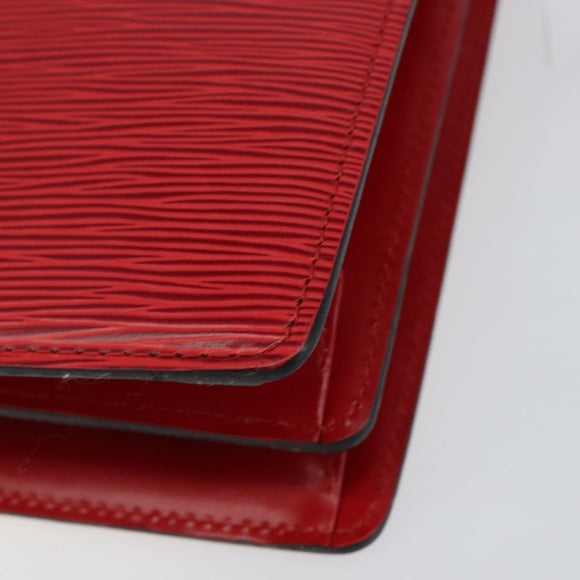 LOUIS VUITTON Epi Capuchin Shoulder Bag Red M52347 LV Auth 147201