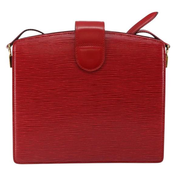 LOUIS VUITTON Epi Capuchin Shoulder Bag Red M52347 LV Auth 147201