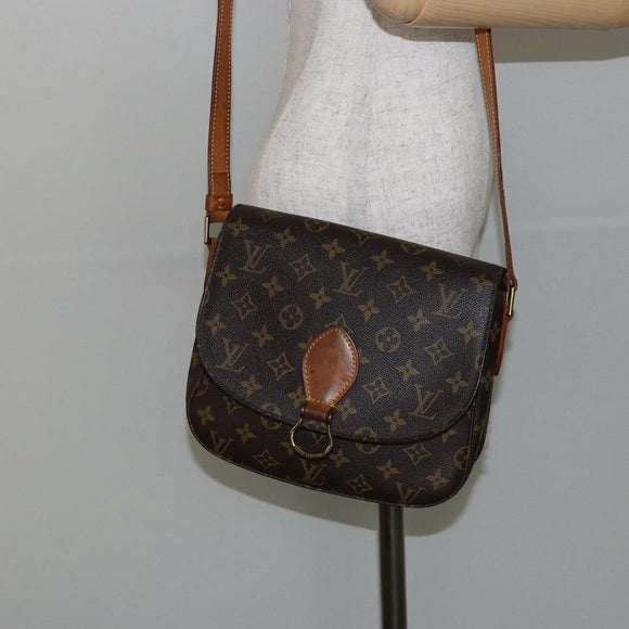 LOUIS VUITTON Monogram Saint Cloud GM Shoulder Bag M51242 LV Auth 147203
