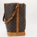 LOUIS VUITTON Monogram Noe Shoulder Bag M42224 LV Auth 147206-3