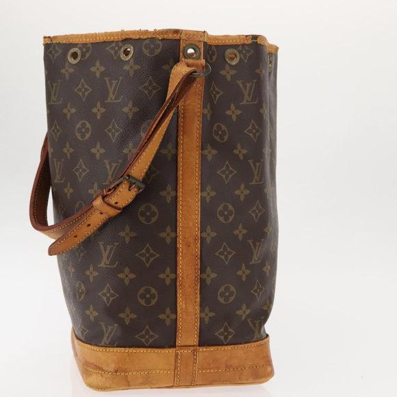 LOUIS VUITTON Monogram Noe Shoulder Bag M42224 LV Auth 147206