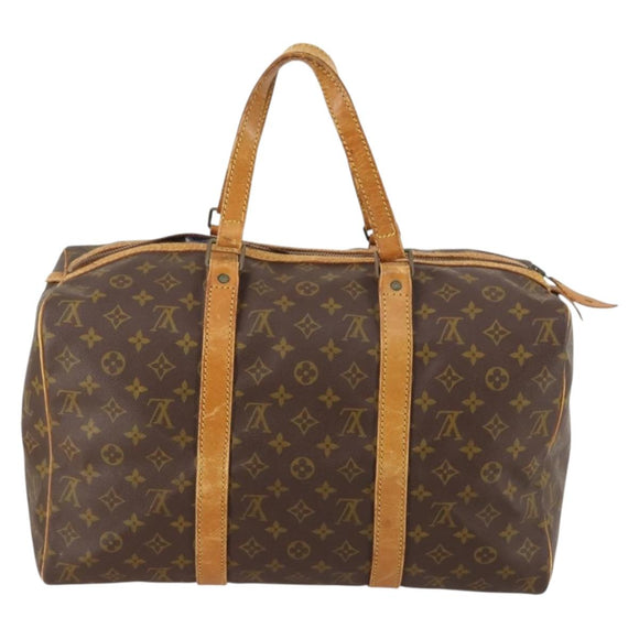 LOUIS VUITTON Monogram Sac Souple 45 Boston Bag M41624 LV Auth 147210