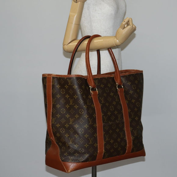 LOUIS VUITTON Monogram Sac Weekend GM Tote Bag M42420 LV Auth 147215