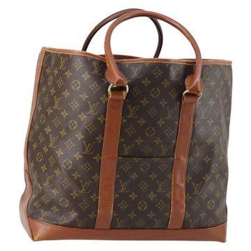 LOUIS VUITTON Monogram Sac Weekend GM Tote Bag M42420 LV Auth 147215