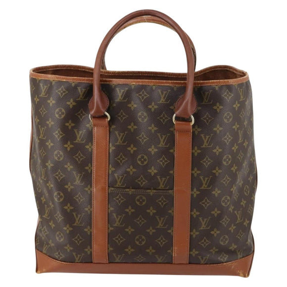 LOUIS VUITTON Monogram Sac Weekend GM Tote Bag M42420 LV Auth 147215