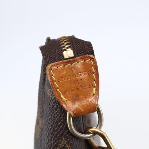 LOUIS VUITTON Monogram Pochette Accessoires Pouch M51980 LV Auth 147220