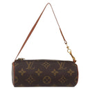 LOUIS VUITTON Monogram Papillon Pouch LV Auth 147222-1