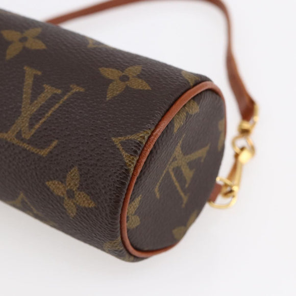 LOUIS VUITTON Monogram Papillon Pouch LV Auth 147222