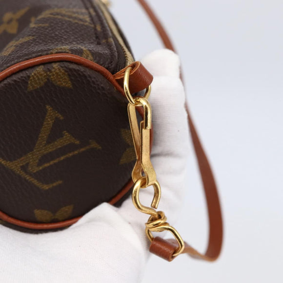 LOUIS VUITTON Monogram Papillon Pouch LV Auth 147222