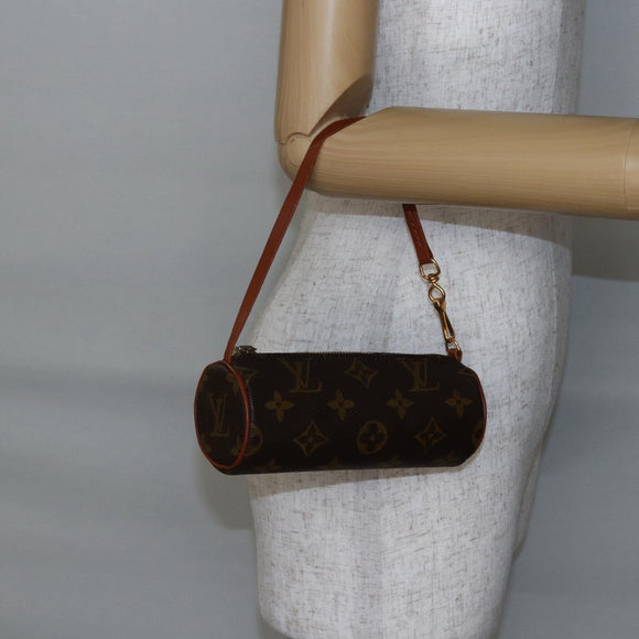 LOUIS VUITTON Monogram Papillon Pouch LV Auth 147222