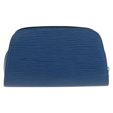 LOUIS VUITTON Epi Dauphine PM Pouch Blue M48445 LV Auth 147225 - 0
