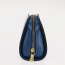 LOUIS VUITTON Epi Dauphine PM Pouch Blue M48445 LV Auth 147225-4