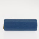 LOUIS VUITTON Epi Dauphine PM Pouch Blue M48445 LV Auth 147225-6