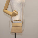 Salvatore Ferragamo Vala Hand Bag Suede 2way Beige Gold Auth 147228-23