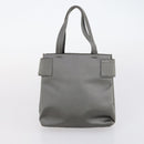 PRADA Hand Bag Nylon 2 Set Gray Brown Auth 147229-11