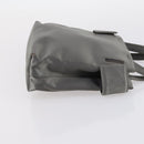 PRADA Hand Bag Nylon 2 Set Gray Brown Auth 147229-12