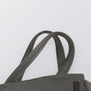 PRADA Hand Bag Nylon 2 Set Gray Brown Auth 147229-14