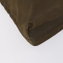 PRADA Hand Bag Nylon 2 Set Gray Brown Auth 147229-8