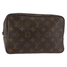LOUIS VUITTON Monogram Trousse Toilette 23 Clutch Bag M47524 LV Auth 147231