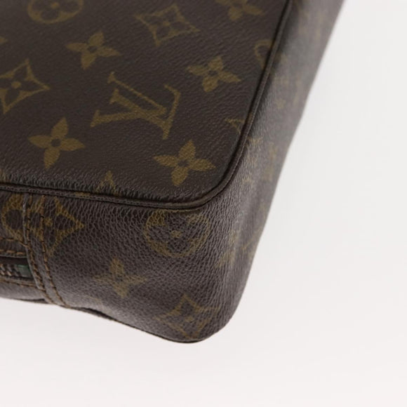 LOUIS VUITTON Monogram Trousse Toilette 23 Clutch Bag M47524 LV Auth 147231
