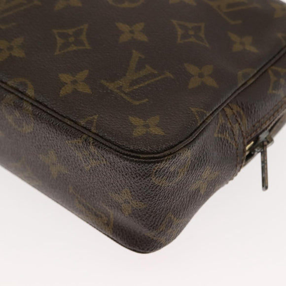 LOUIS VUITTON Monogram Trousse Toilette 23 Clutch Bag M47524 LV Auth 147231